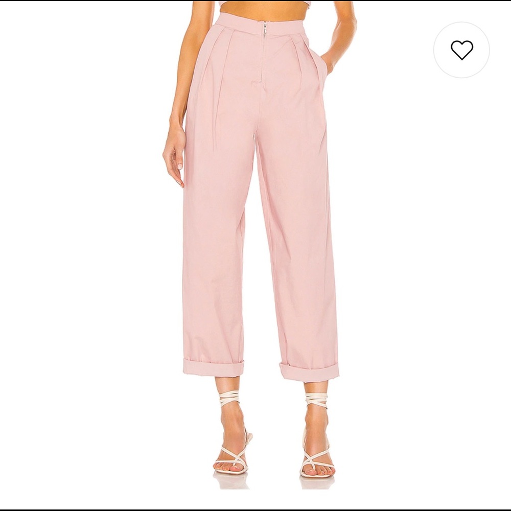 LPA BLUSH PINK BRENDA TROUSERS - SMALL